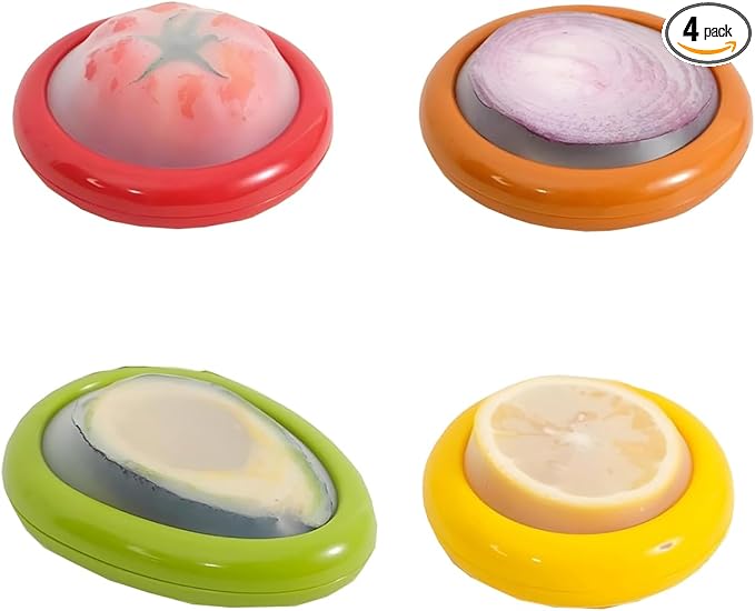 Airtight Food Storage Containers Set of 4 – BPA-Free Kitchen Organizer for Pantry &amp; Fridge
