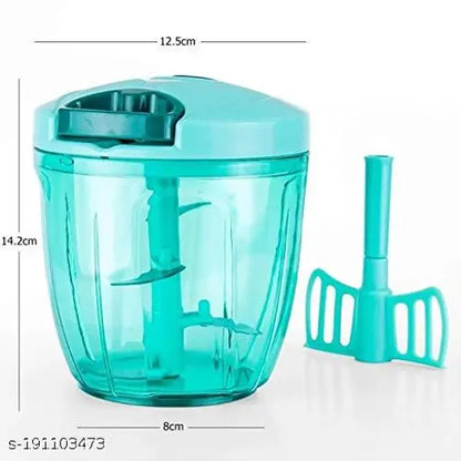 Premium Vegetable Chopper 750ml – 6-Blade Multi-Function Food Chopper &amp; Dicer for Kitchen