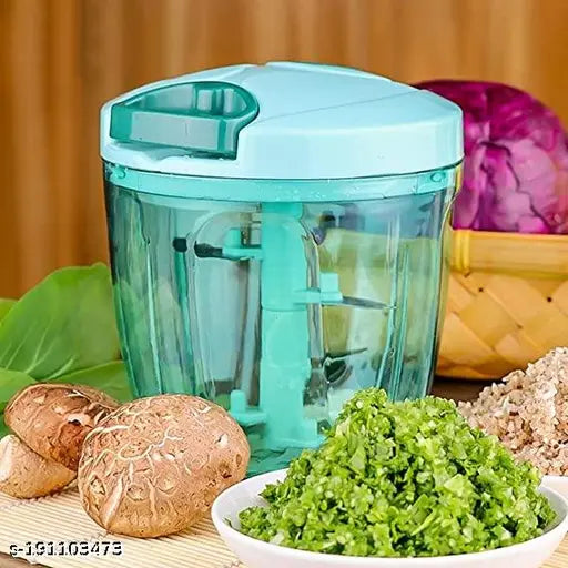 Premium Vegetable Chopper 750ml – 6-Blade Multi-Function Food Chopper &amp; Dicer for Kitchen