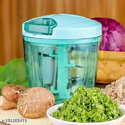 Premium Vegetable Chopper 750ml – 6-Blade Multi-Function Food Chopper &amp; Dicer for Kitchen