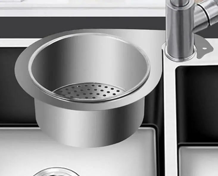 Stainless Steel Swan Sink Strainer Drain Basket – Kitchen Vegetable &amp; Fruit Washing Bowl