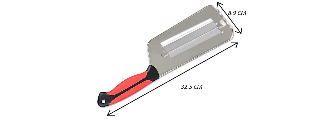 Double Blade Slicing Knife – 2-in-1 Mandoline Slicer for Vegetables, Fruits &amp; Cheese