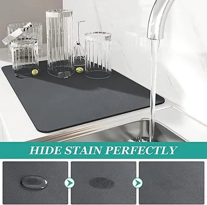 Quick-Drying Washable Kitchen Mat Pack of 2 – Lightweight Non-Slip Floor Mat for Kitchen &amp; Bathroom