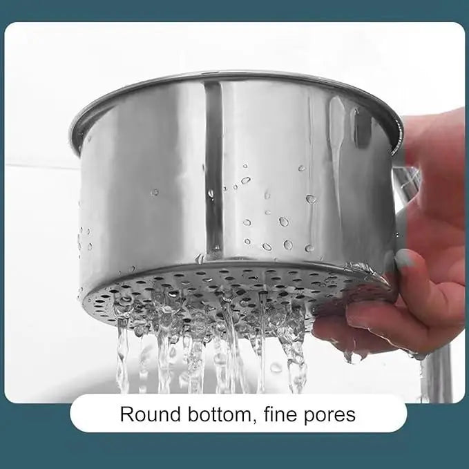 Stainless Steel Swan Sink Strainer Drain Basket – Kitchen Vegetable &amp; Fruit Washing Bowl