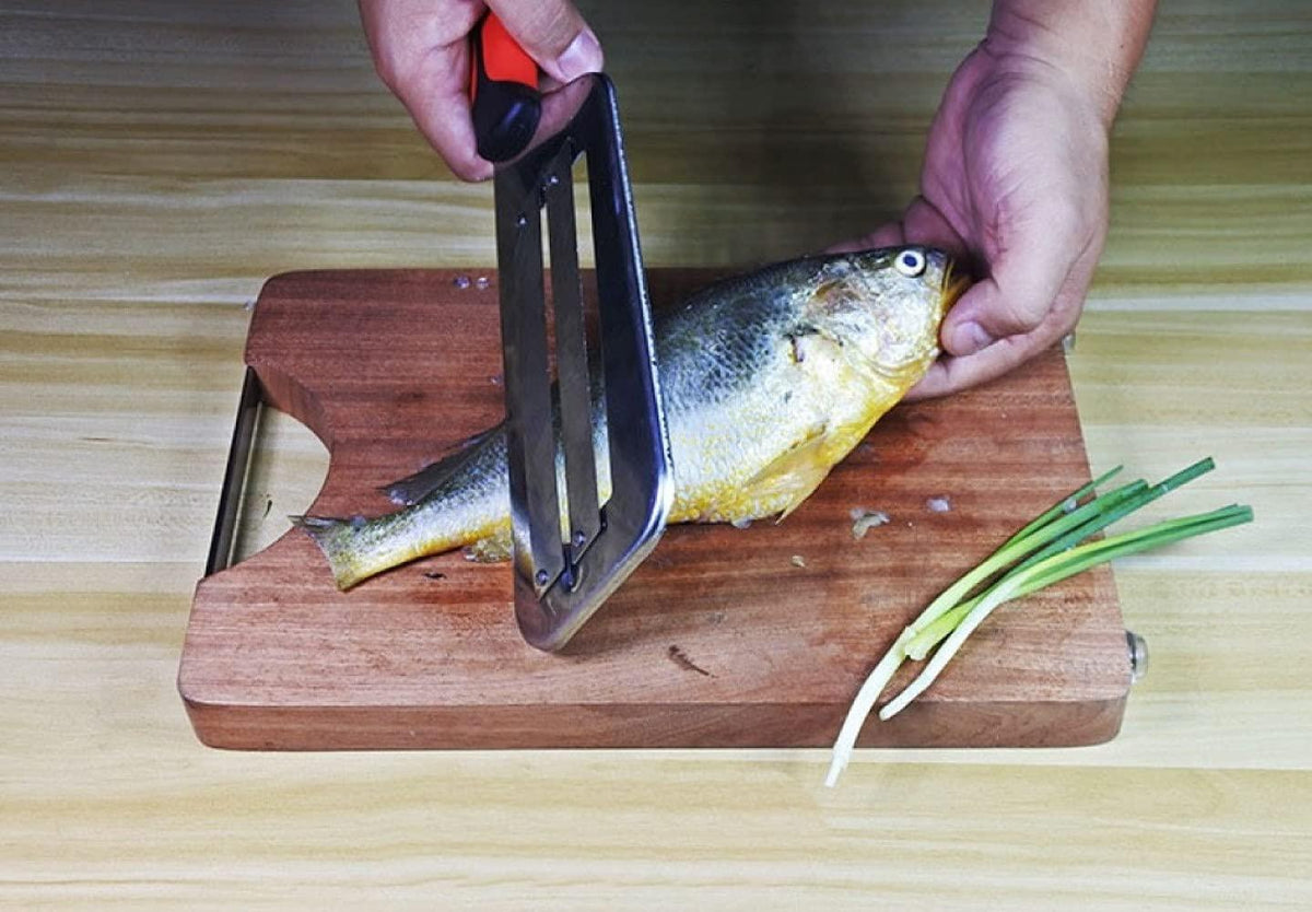 Double Blade Slicing Knife – 2-in-1 Mandoline Slicer for Vegetables, Fruits &amp; Cheese