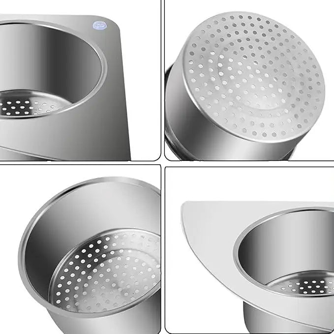 Stainless Steel Swan Sink Strainer Drain Basket – Kitchen Vegetable &amp; Fruit Washing Bowl