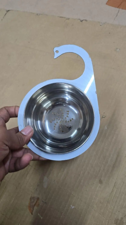 Stainless Steel Swan Sink Strainer Drain Basket – Kitchen Vegetable &amp; Fruit Washing Bowl