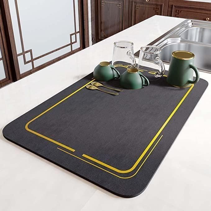 Quick-Drying Washable Kitchen Mat Pack of 2 – Lightweight Non-Slip Floor Mat for Kitchen &amp; Bathroom