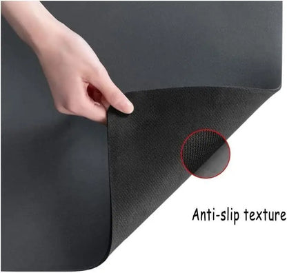 Quick-Drying Washable Kitchen Mat Pack of 2 – Lightweight Non-Slip Floor Mat for Kitchen &amp; Bathroom