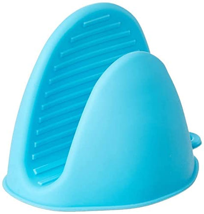 Heat Resistant Silicone Oven Mitts &amp; Pot Holder Gloves – Non-Slip Kitchen Pinch Grip Clips